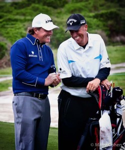 Phil Mickelson and "Bones"