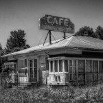 The Old Diner in B+W