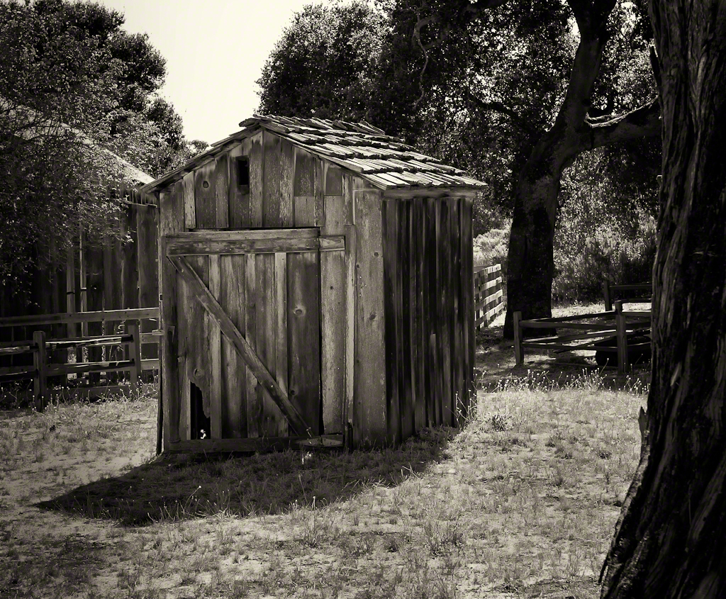 Outhouse By The Barn in Garland Park