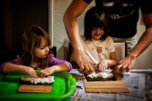 Kate and Reiko Make Sushi 2011