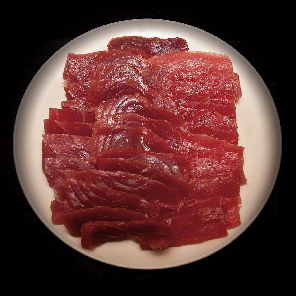 Tuna Sliced for New Years