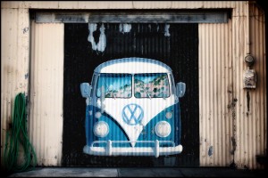 VW Bus in Bisbee