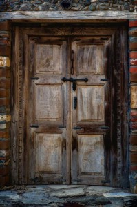 Door at Georis Winery