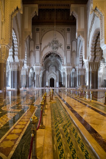 Interior, Hasan II Mosque