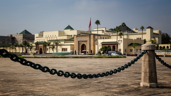Exterior of Royal Palace in Rabat