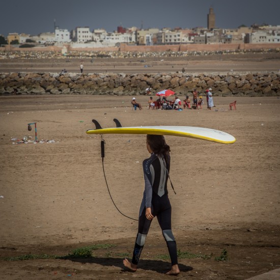 Surfer in Rabat