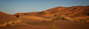 Cathleen at Sunrise in the Sand Dunes