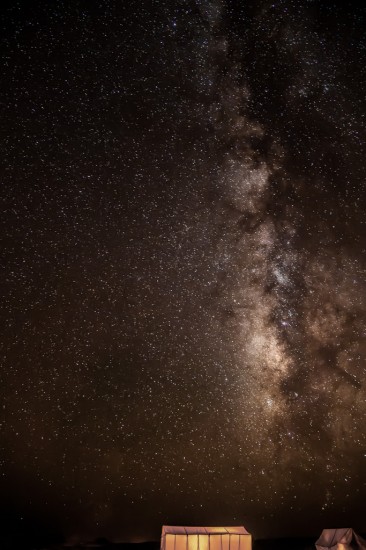 The Milky Way over the Sahara Desert
