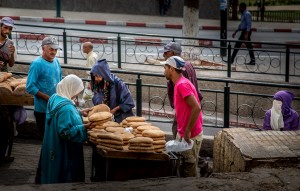 Buying Bread in Meknes