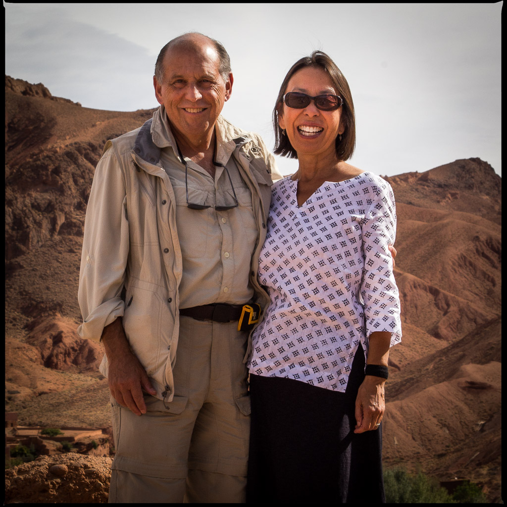 Cathleen and Marty in Morocco