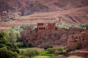 Kasbah in the Dades Valley Morocco