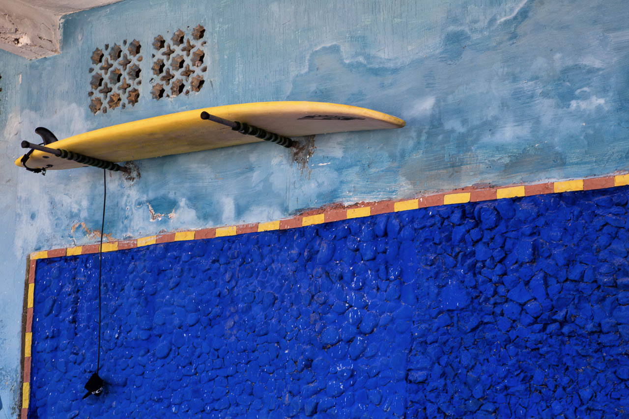 Surfboard in Rabat