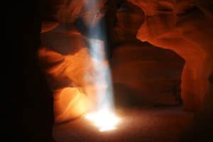 Light Beam in Upper Slot Canyon