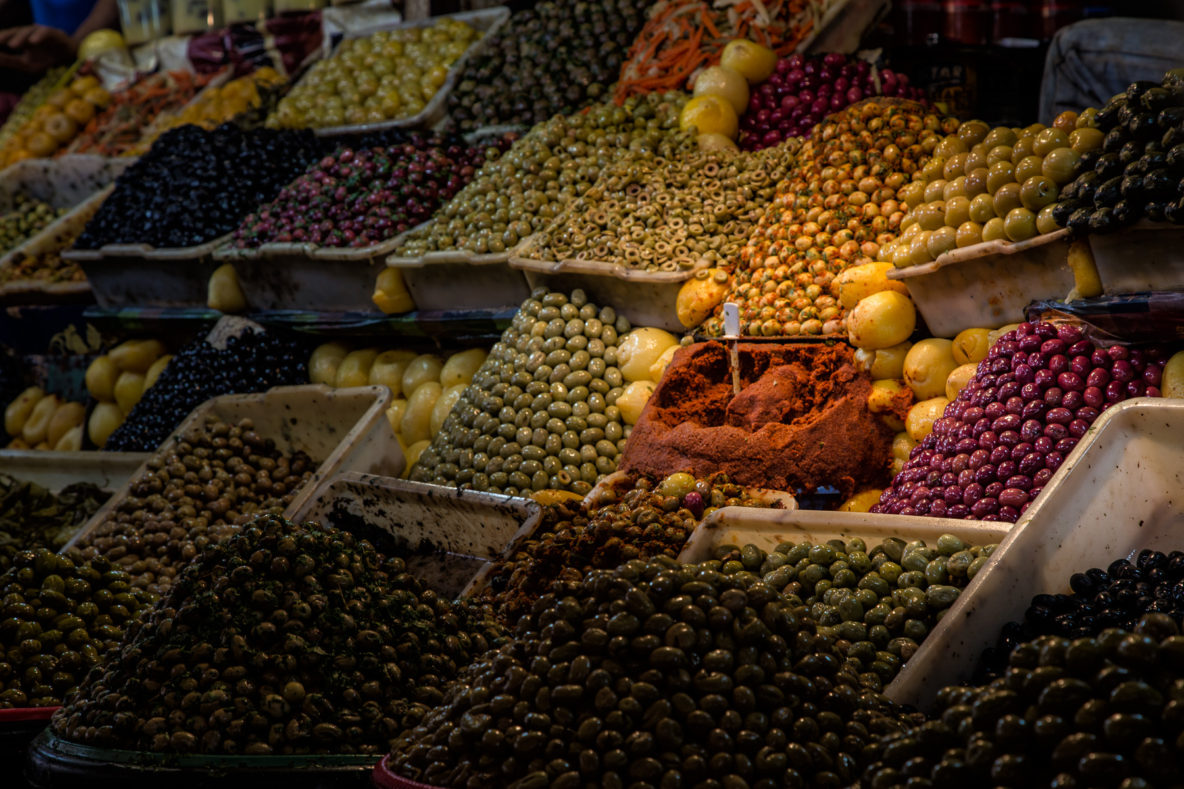 Olives, Lemons and Spices (The marketplace in Meknes, Morocco)