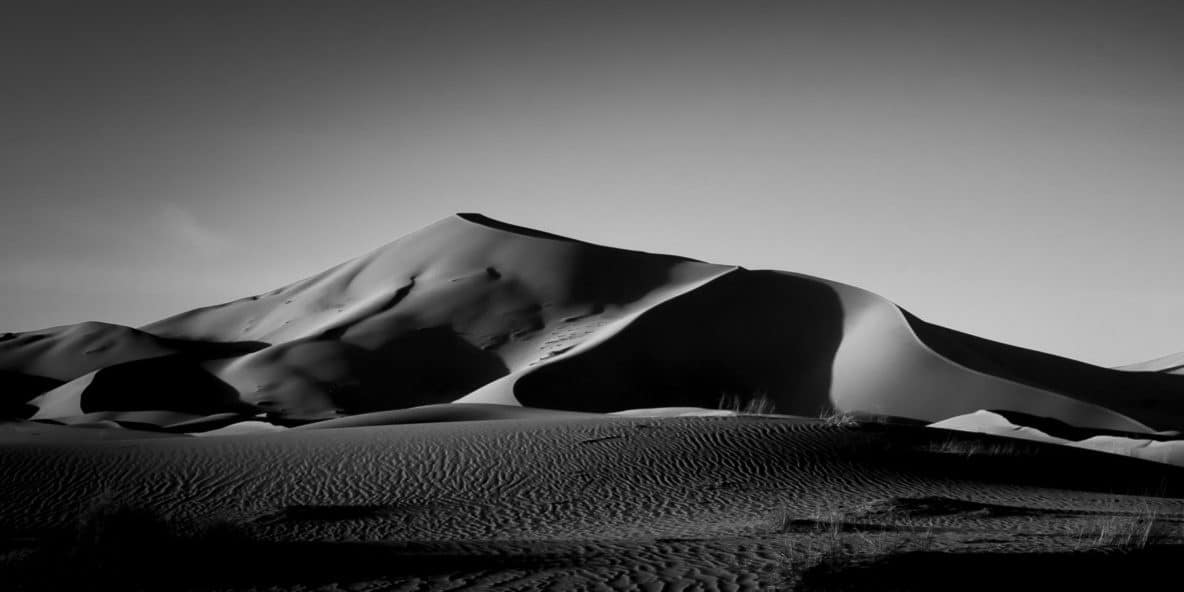 Sun Setting in the Sahara (Morocco)